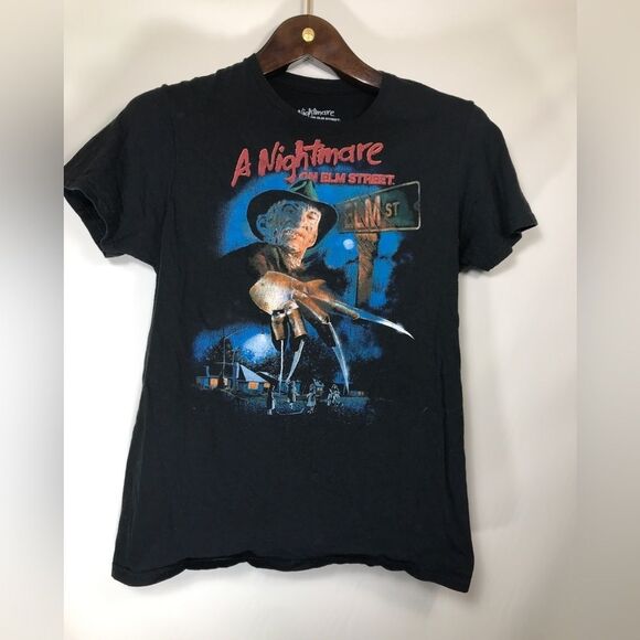 A Nightmare On Elm Street Freddy Krueger T-Shirt Small Short Sleeve Black - Picture 1 of 7